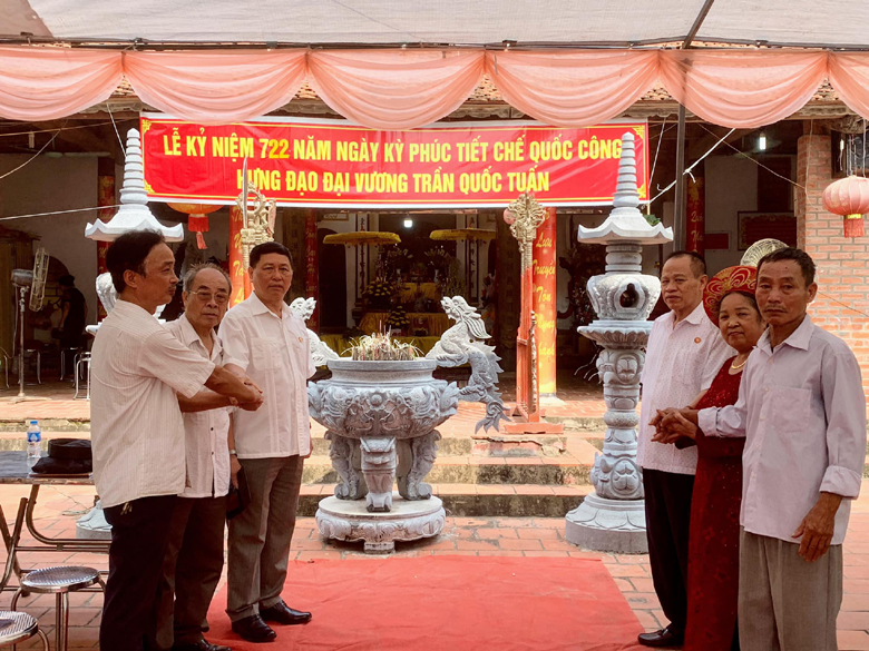 Nhiều hoạt động dâng hương lễ giỗ lần thứ 722 Hưng Đạo Đại vương Trần Quốc Tuấn