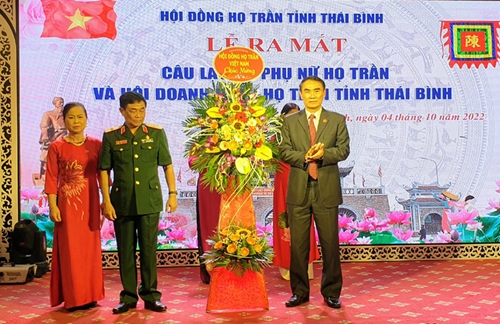 Ra mắt Hội Doanh nhân họ Trần tỉnh Thái Bình