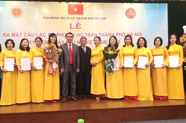 Ra mắt Câu lạc bộ Phụ nữ họ Trần Thành phố Hà Nội