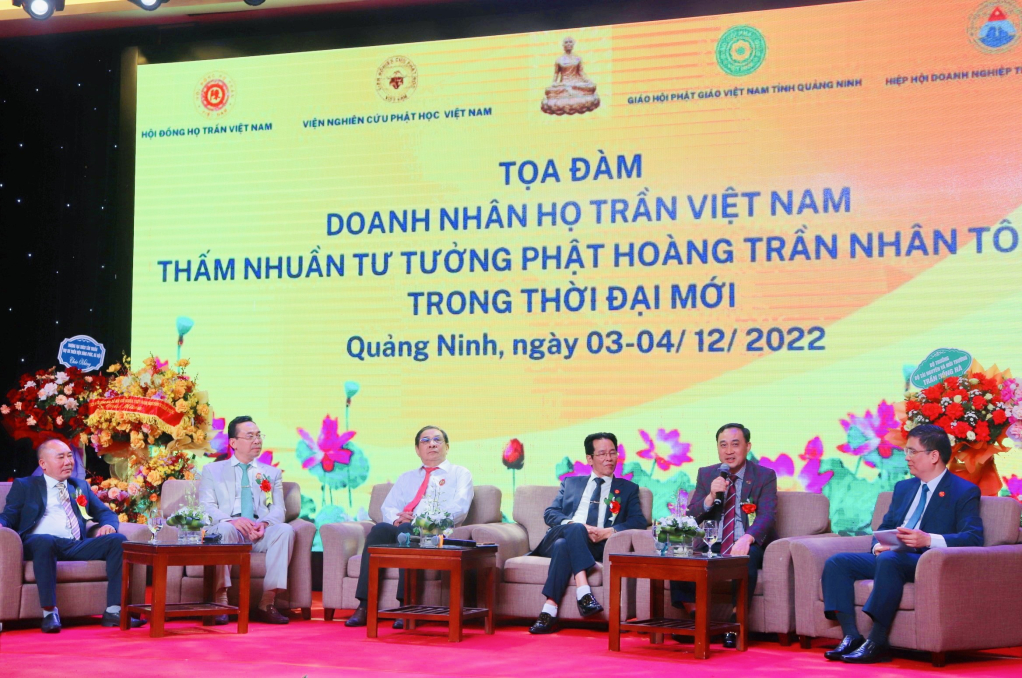 Doanh nhân họ Trần Việt Nam thấm nhuần và phát huy tư tưởng Phật Hoàng Nhân Tông trong thời đại mới