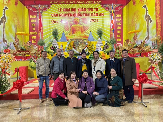 Đoàn đại biểu Hội đồng họ Trần Việt Nam dự Khai hội Xuân Yên Tử năm 2023