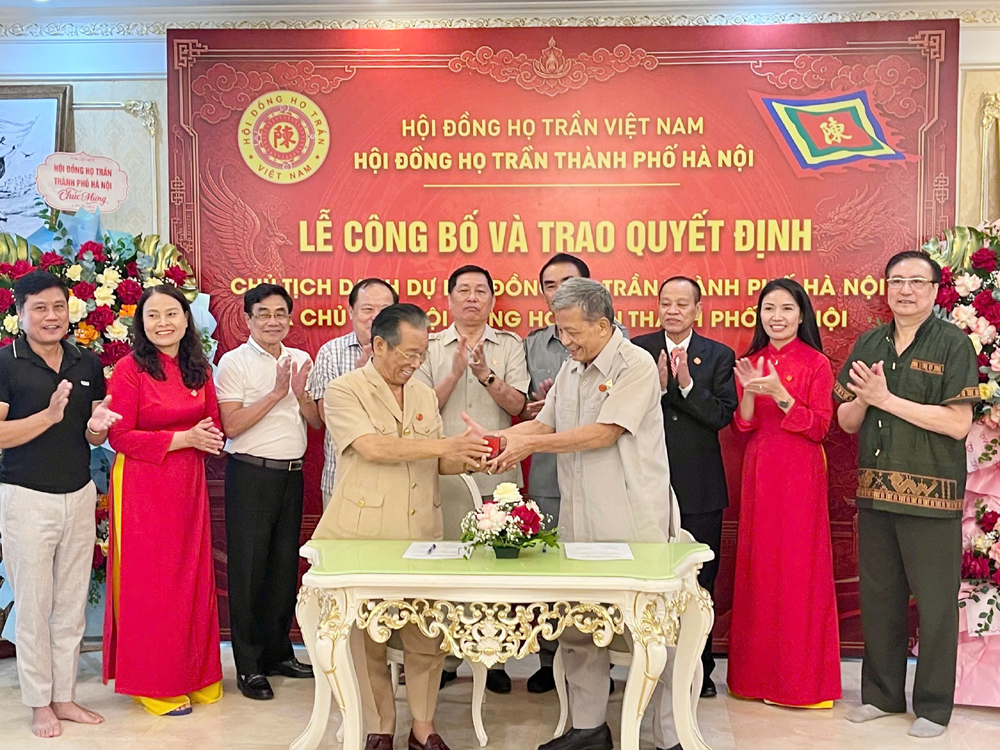Kiện toàn tổ chức, mở ra giai đoạn phát triển mới của Hội đồng họ Trần Thành phố Hà Nội
